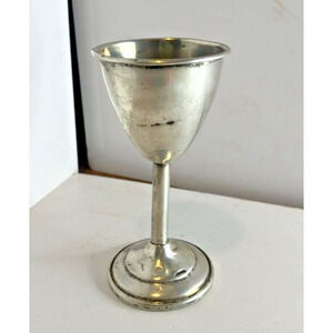 Sterling Silver Webster Cordial Shot Glass Weighted N.S. Co. National Silver